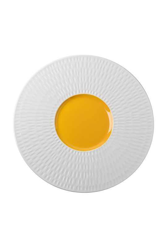 Piatto Presentazione 30,5 x 1,5 cm Int 12,5 cm Giallo Touch Me - Table Top
