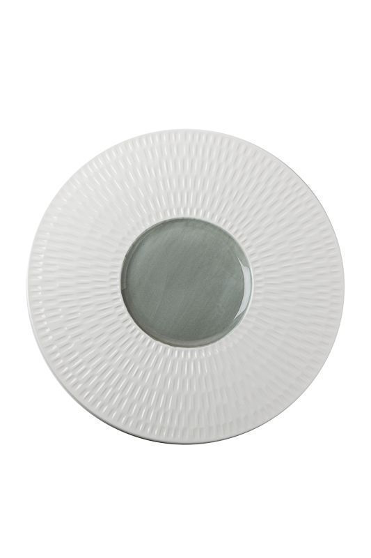 Piatto Presentazione 30,5 x 1,5 cm Int 12,5 cm Grigio Touch Me - Table Top