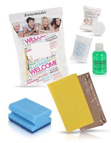 Kit Pulizia per Appartamenti 8, 40 Pezzi Personalizzato - Tirolix