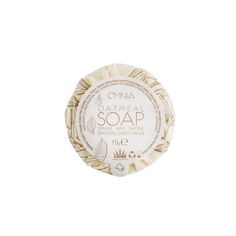 Set 100 Pezzi Sapone per le Mani Rotondo 15 g Omnia - Tirolix