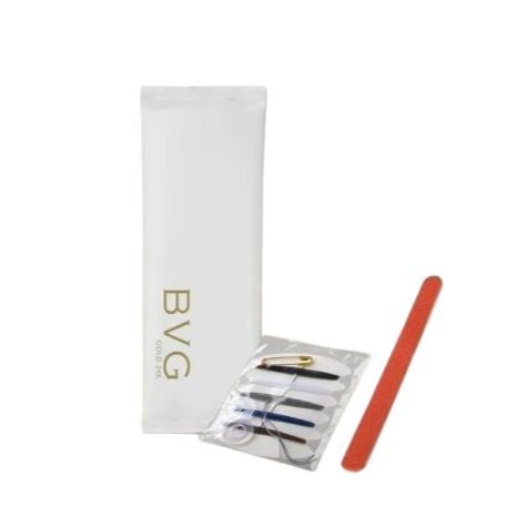 Set 250 Pezzi Kit da Cucito e Lima per Unghie Gold 24K - Tirolix