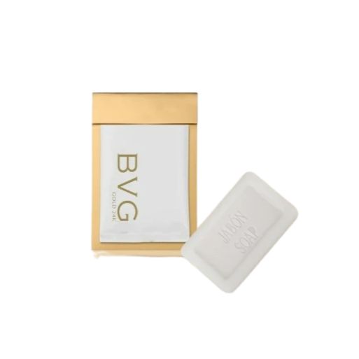 Set 500 Pezzi Sapone per le Mani con Custodia 12 g Gold 24K - Tirolix