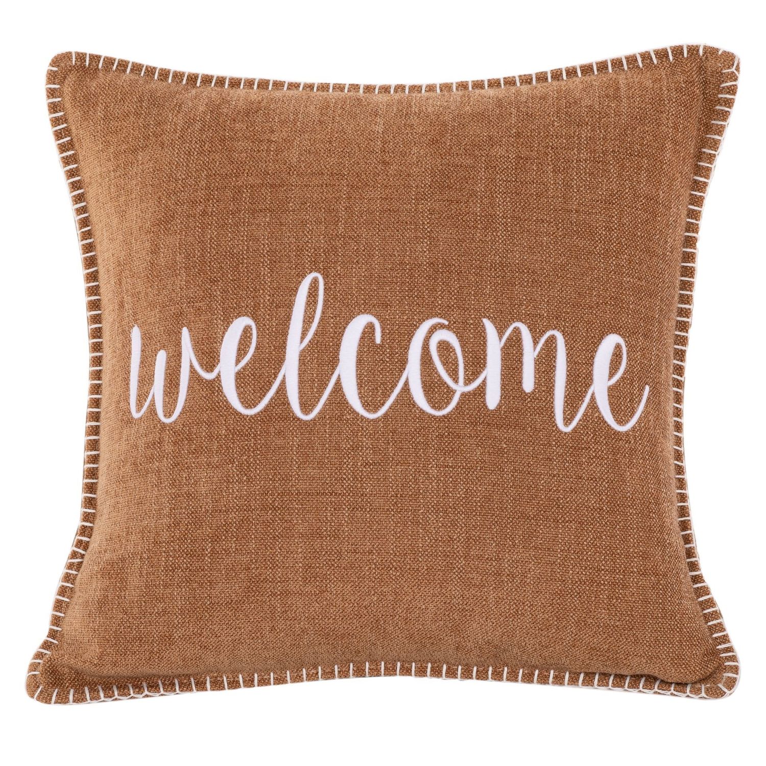 Cuscino con Scritta 45 x 45 cm Marrone - Tirolix