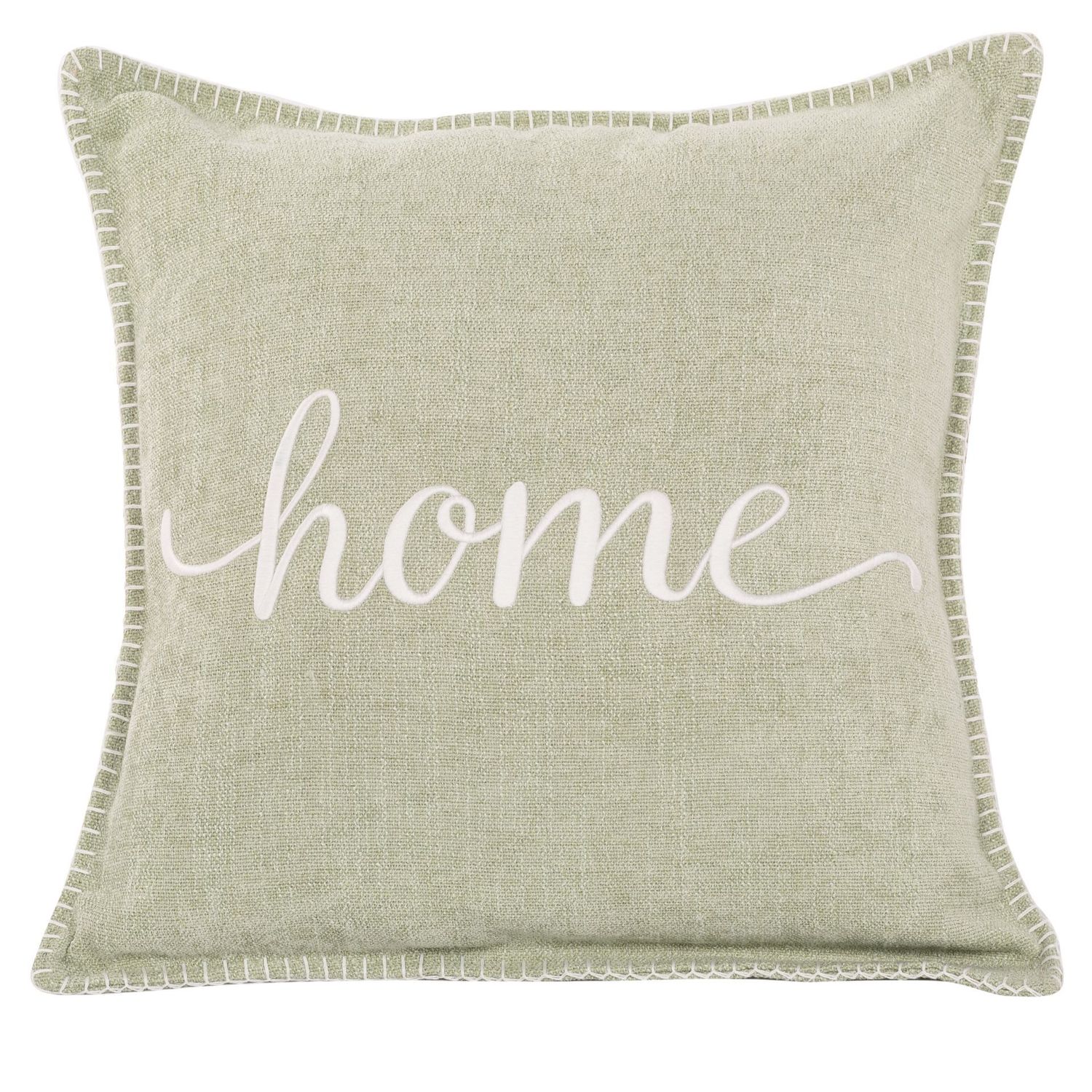Cuscino con Scritta 45 x 45 cm Verde Salvia - Tirolix