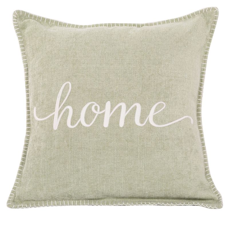 Cuscino con Scritta 45 x 45 cm Verde Salvia - Tirolix