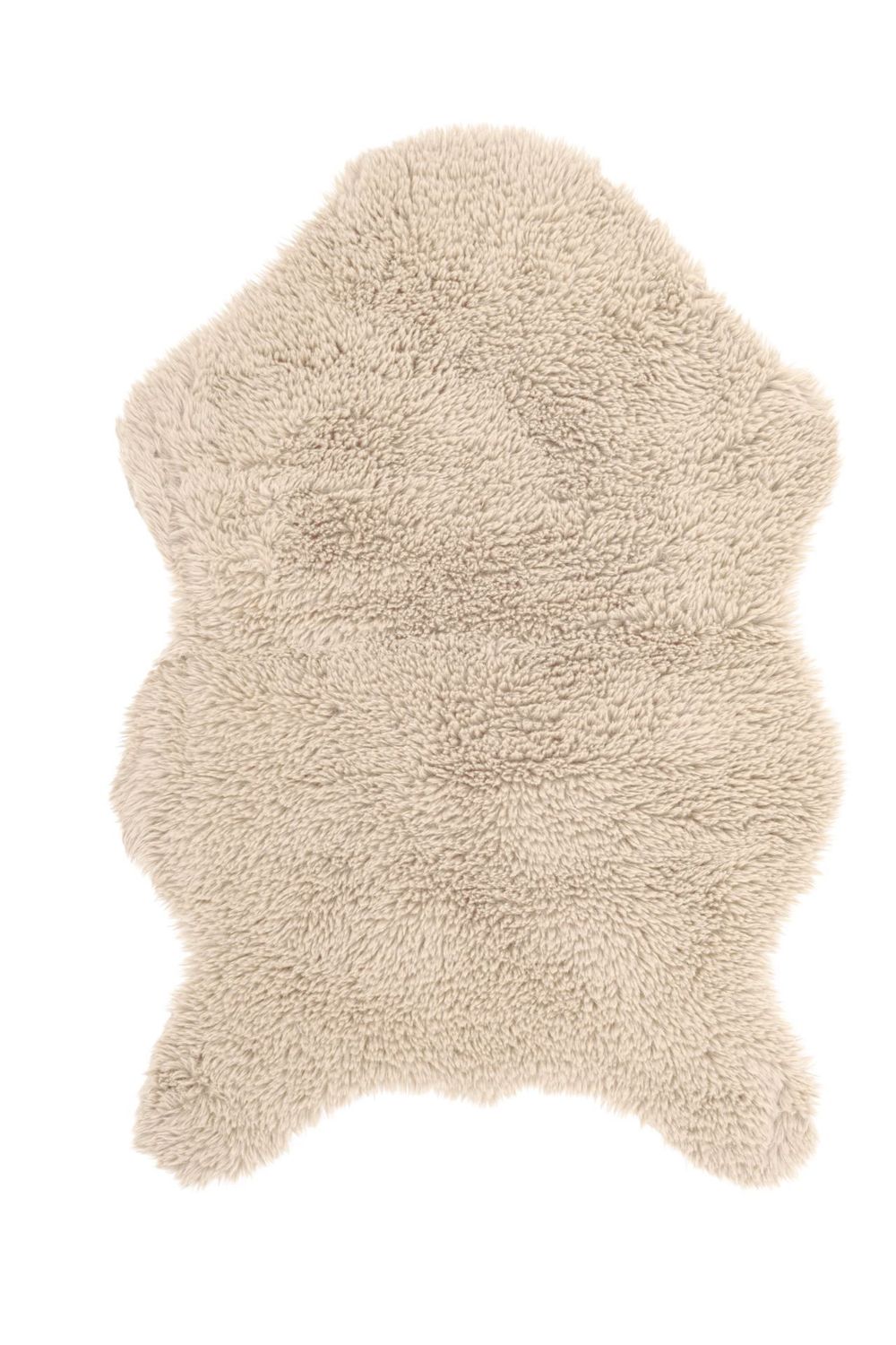 Tappeto in Pelle di Pecora 60 x 90 cm Crema - Tirolix