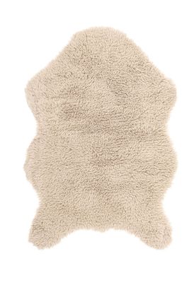 Tappeto in Pelle di Pecora 60 x 90 cm Crema - Tirolix