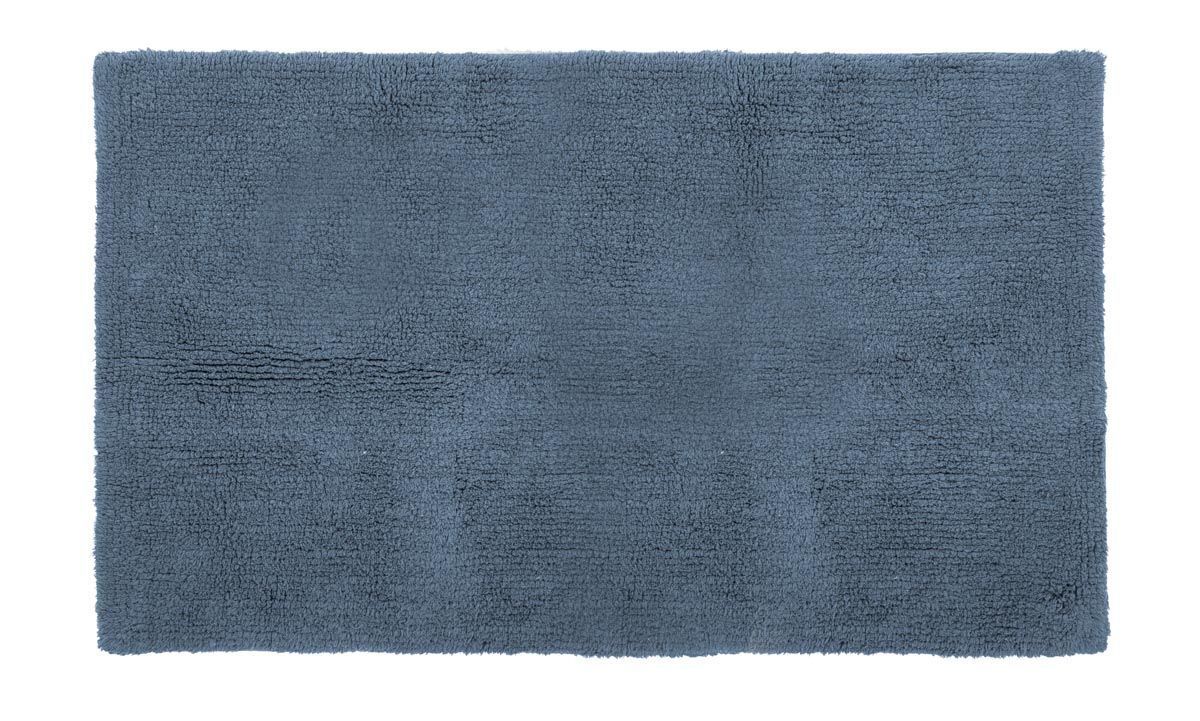 Tappeto da Bagno in Spugna 60 x 100 cm Blu Pietra - Tirolix