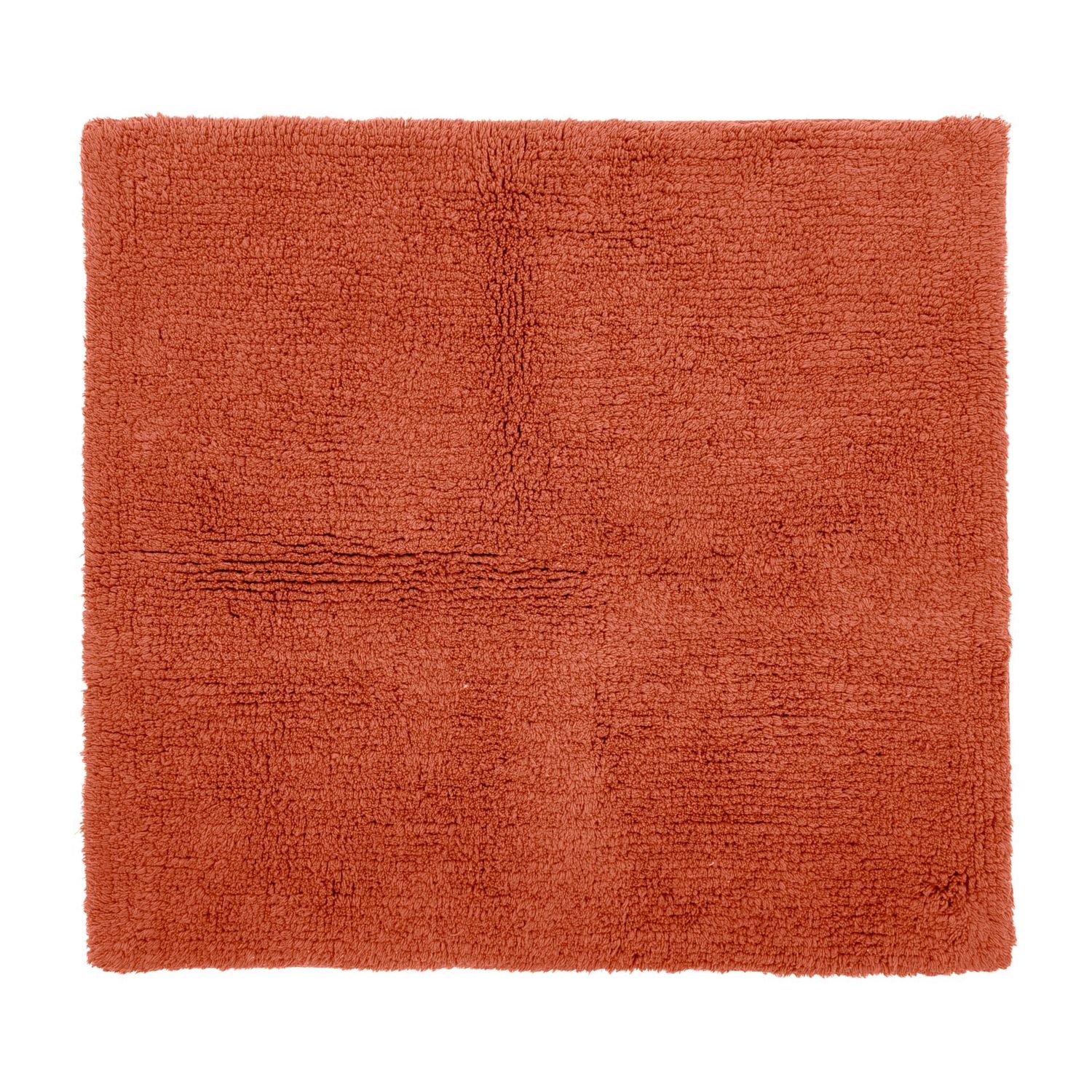 Tappeto da Bagno in Spugna 60 x 60 cm Ruggine - Tirolix