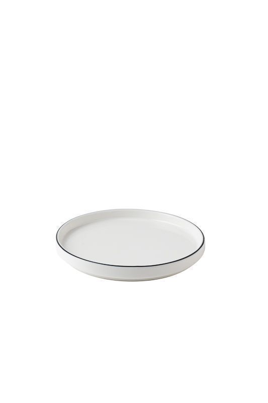 Piatto Pane Impilabile 16,5 cm Filo Nero - Table Top