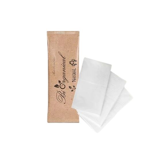 Set 400 Pezzi Set di 3 Fazzoletti Biorganical Eco - Tirolix