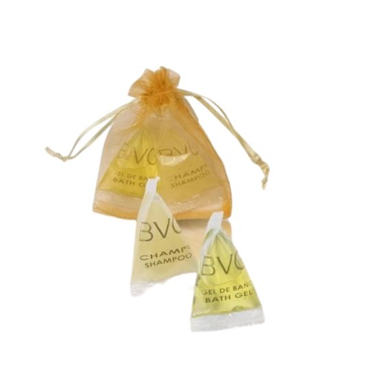Set 200 Pezzi Set di 2 Pezzi in Sacchetto Piramidale Gold 24K - Tirolix