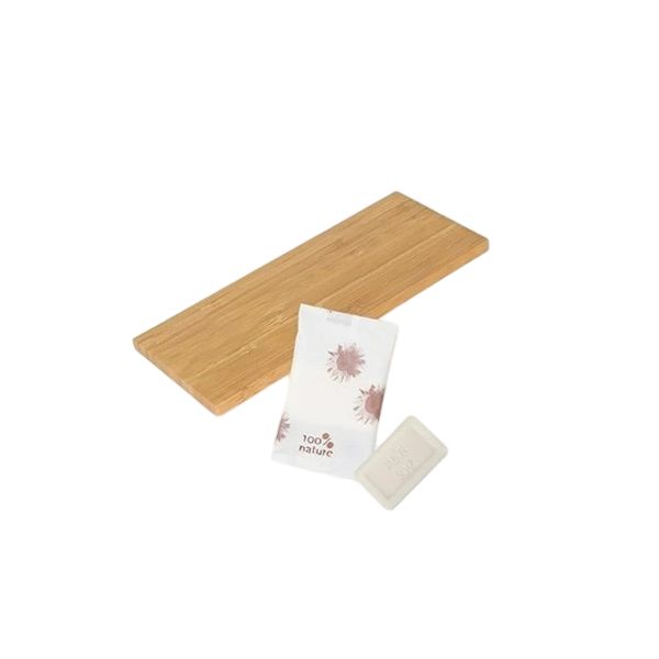 Set 10 Pezzi Vassoio in Legno per Cosmetici 19 x 10 cm Naturale - Tirolix