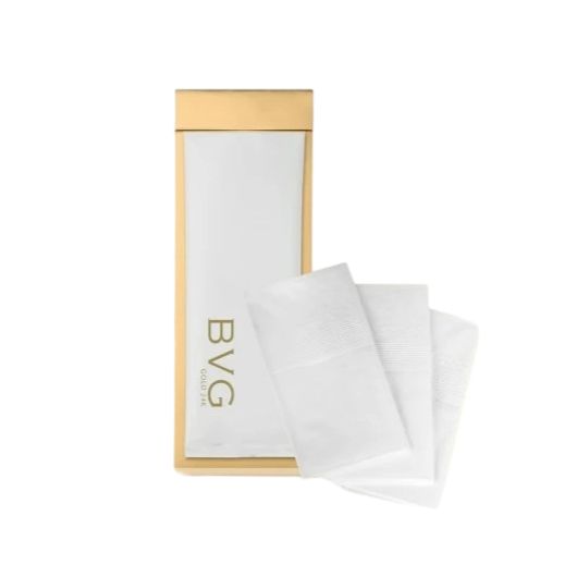 Set 500 Pezzi Set di 3 Fazzoletti in Custodia Gold 24K - Tirolix