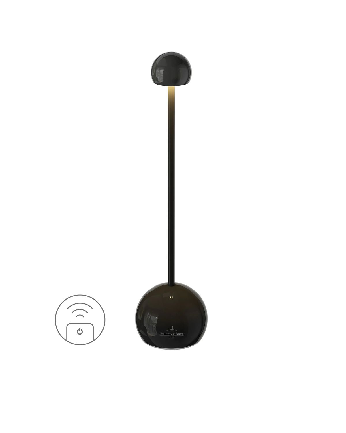 Lampada da Tavolo Ricaricabile LED, Nero Ceramica - Elba - Villeroy &amp; Boch