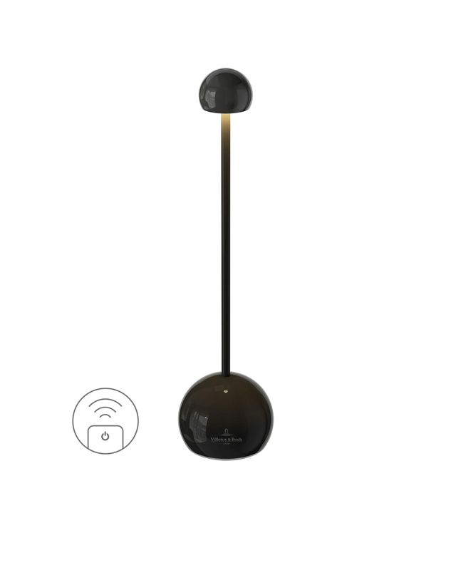 Lampada da Tavolo Ricaricabile LED, Nero Ceramica - Elba - Villeroy &amp; Boch