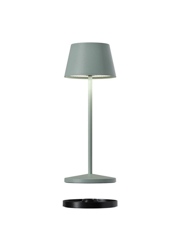 Lampada da Tavolo Ricaricabile LED, Verde Oliva - Seoul Micro RC - Villeroy &amp; Boch