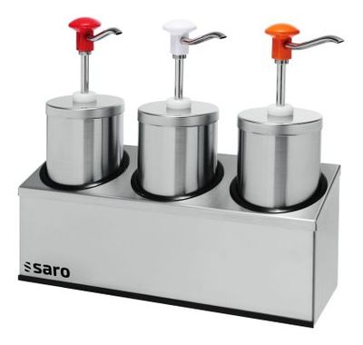Dispenser per Salse 3 x 2,25 l PD-006 - Saro