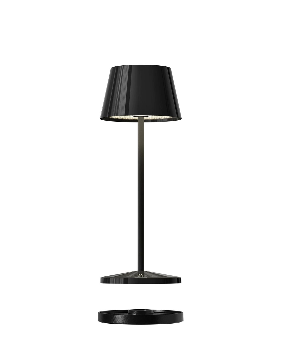 Lampada da Tavolo Ricaricabile LED, Nero Ceramica - Seoul Micro RC - Villeroy &amp; Boch