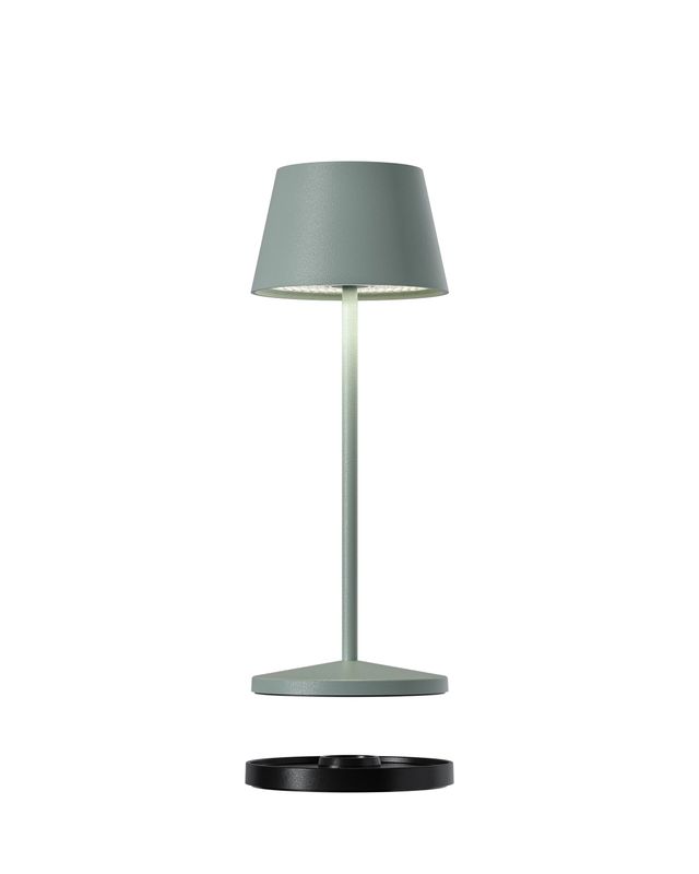 Lampada da Tavolo Ricaricabile LED, Verde Oliva - Seoul Micro - Villeroy &amp; Boch
