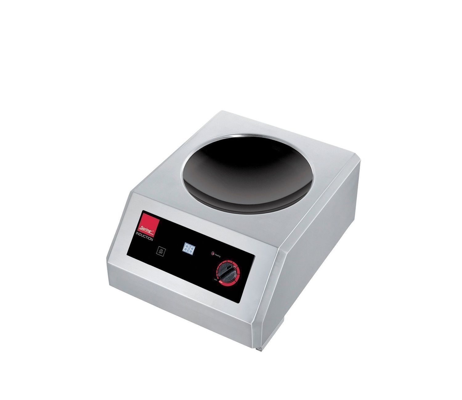 Fornello a induzione per wok 3,5 kW 52 x 38,5 cm Induction - Spring