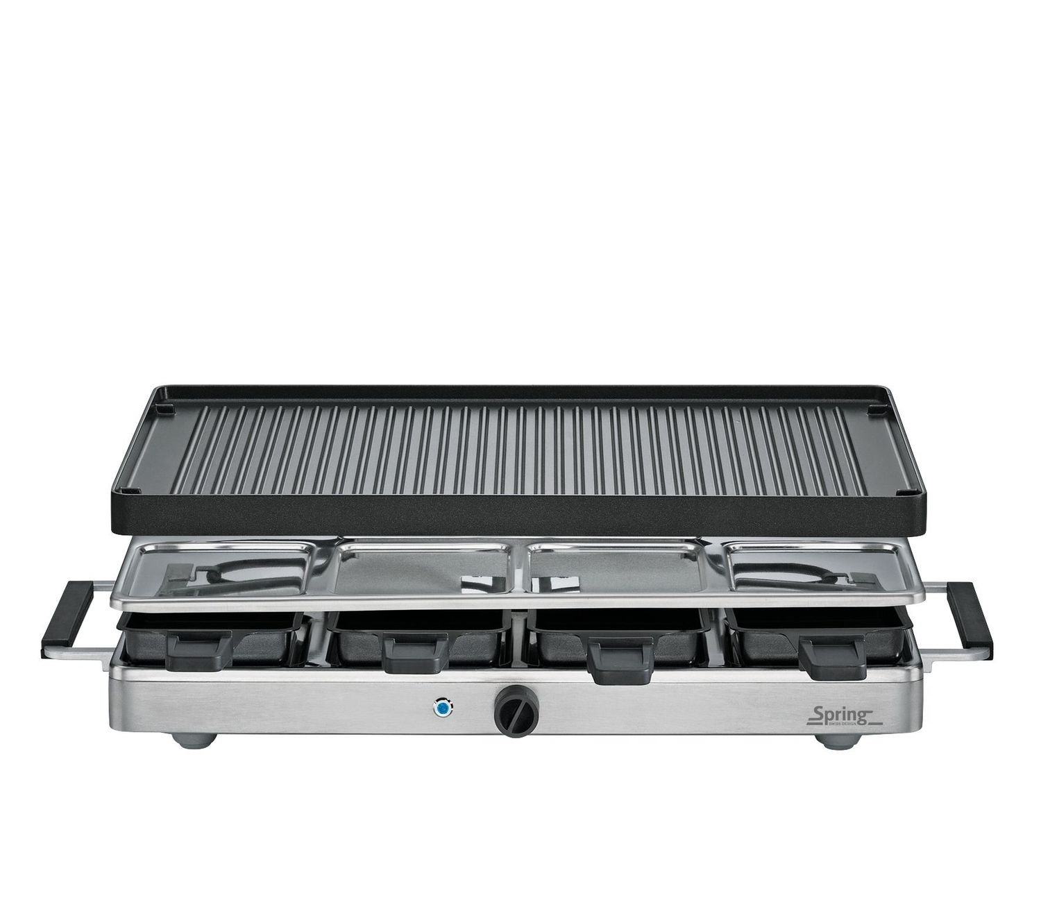 Raclette con piastra in alluminio 40 x 24 cm Raclette8 Classic - Spring