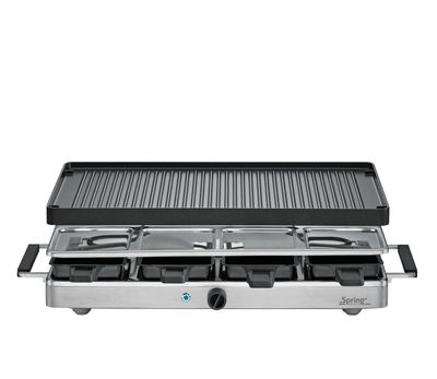 Raclette con piastra in alluminio 40 x 24 cm Raclette8 Classic - Spring
