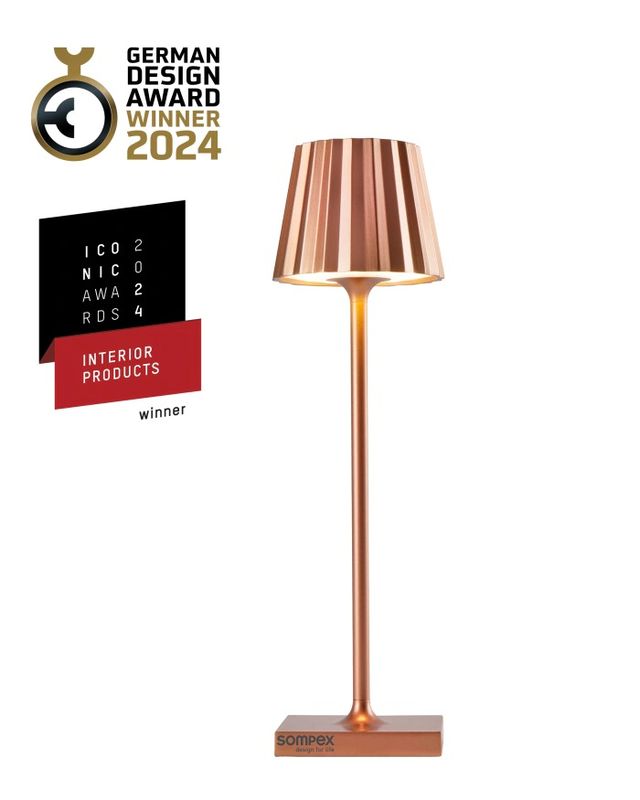 Lampada da Tavolo Troll Nano LED Rame - Sompex