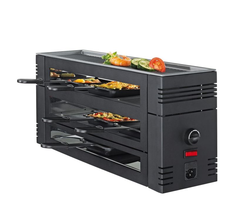 Pizza raclette con griglia in alluminio 46 x 16 x 21,5 cm Pizza Raclette6 - Spring