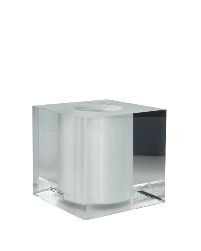 Lampada da Tavolo Cubic LED Argento Chiaro - Sompex