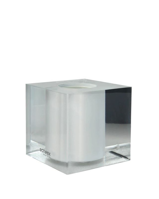 Lampada da Tavolo Cubic LED Argento Chiaro - Sompex