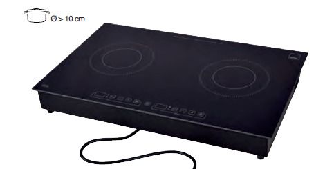 Fornello a induzione installabile 3,2 kW 70 x 43,5 cm Induction - Spring