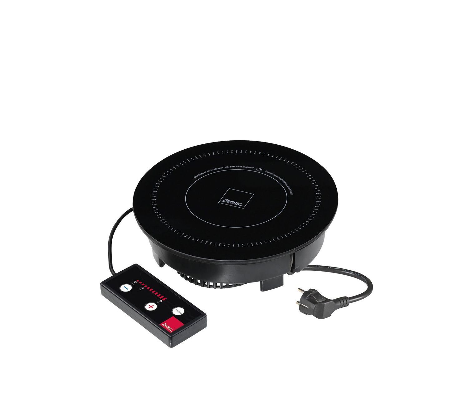 Fornello a induzione tondo 1,0 kW 24 cm Induction - Spring