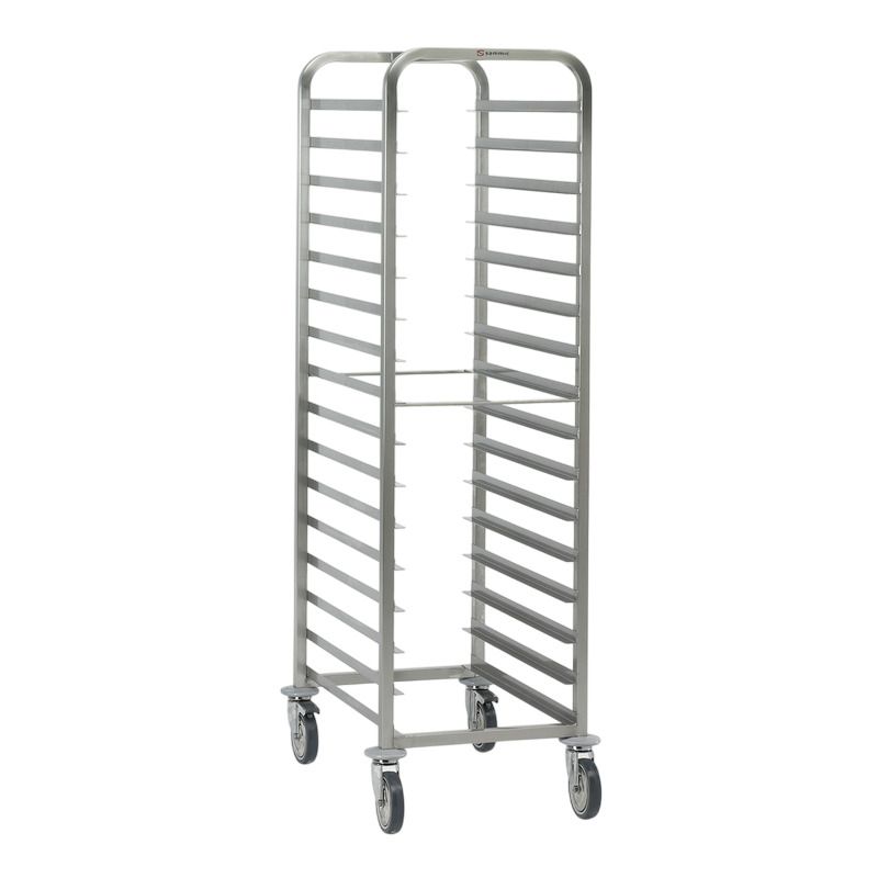 Carrello portavassoi con guide 16x600x400 mm CG-1664 - Sammic