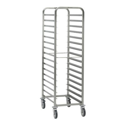 Carrello portavassoi con guide 16x600x400 mm CG-1664 - Sammic