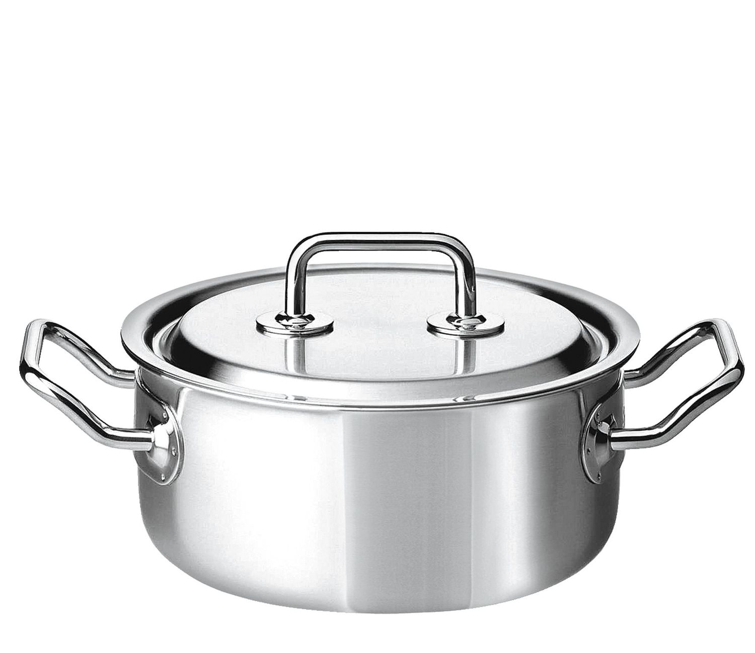 Pentola bassa con coperchio 20 cm Brigade Premium - Spring