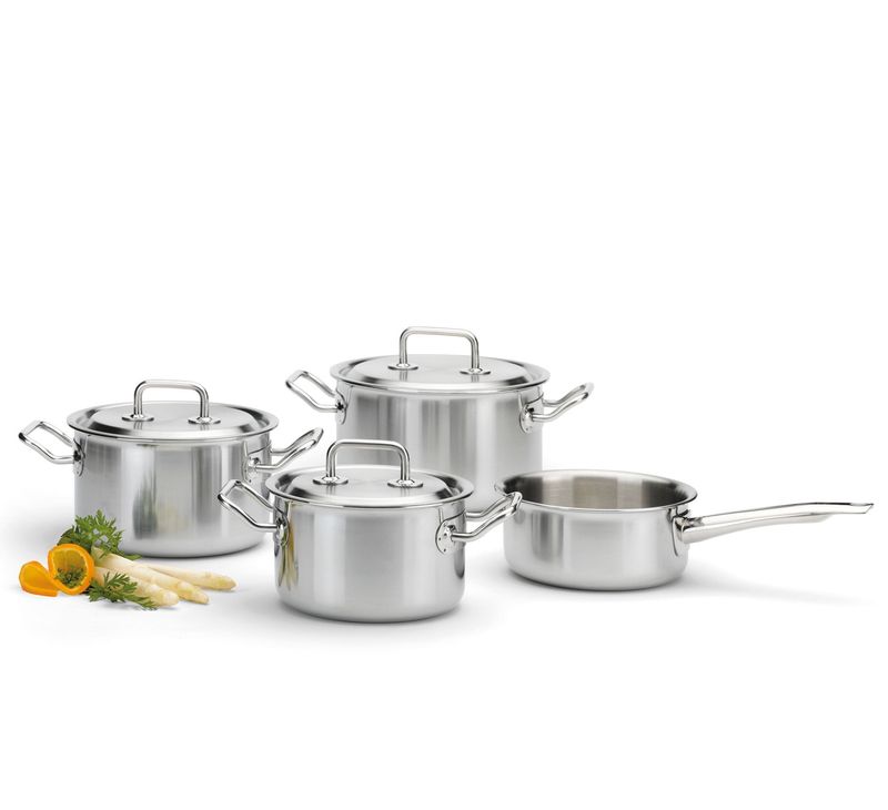Set 3 pentole e 1 casseruola Brigade Premium - Spring