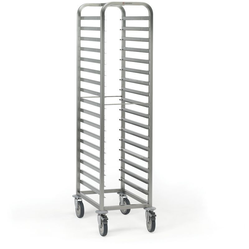 Carrello portavassoi con guide 17 x GN2/1 CG-1721 - Sammic