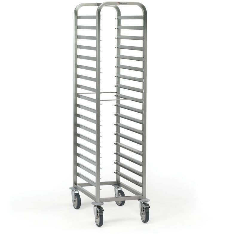 Carrello portavassoi con guide 17 x GN2/1 CG-1721 - Sammic