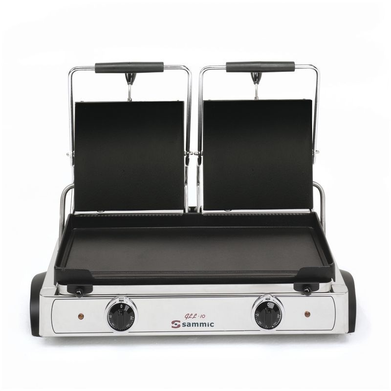 Piastra elettrica caffetteria doppia liscia GLL-10 - Sammic