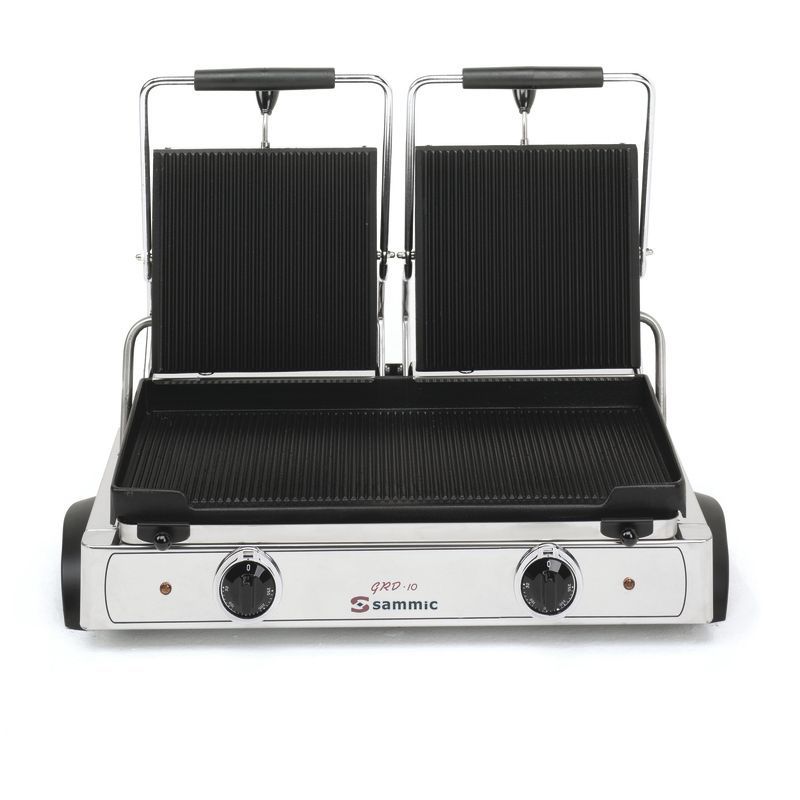 Piastra elettrica caffetteria doppia scanalata GRD-10 - Sammic