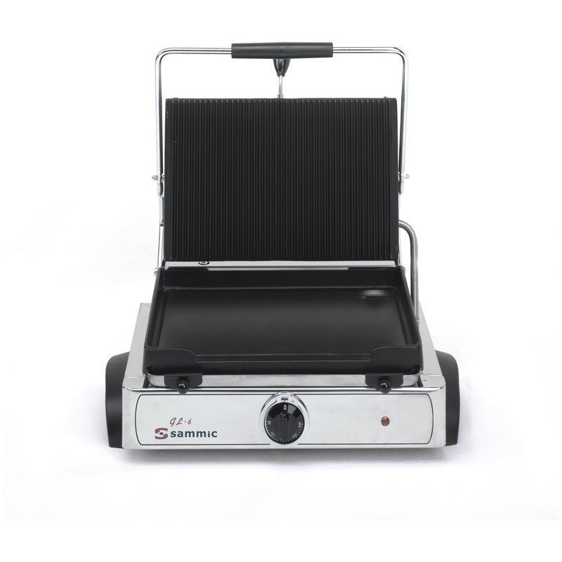 Piastra elettrica caffetteria scanalata GRM-6 - Sammic