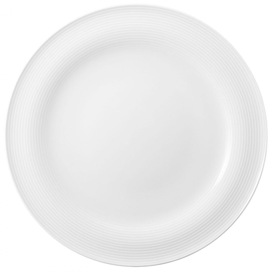 Piatto piano 33 cm, Bianco - Blues - Seltmann
