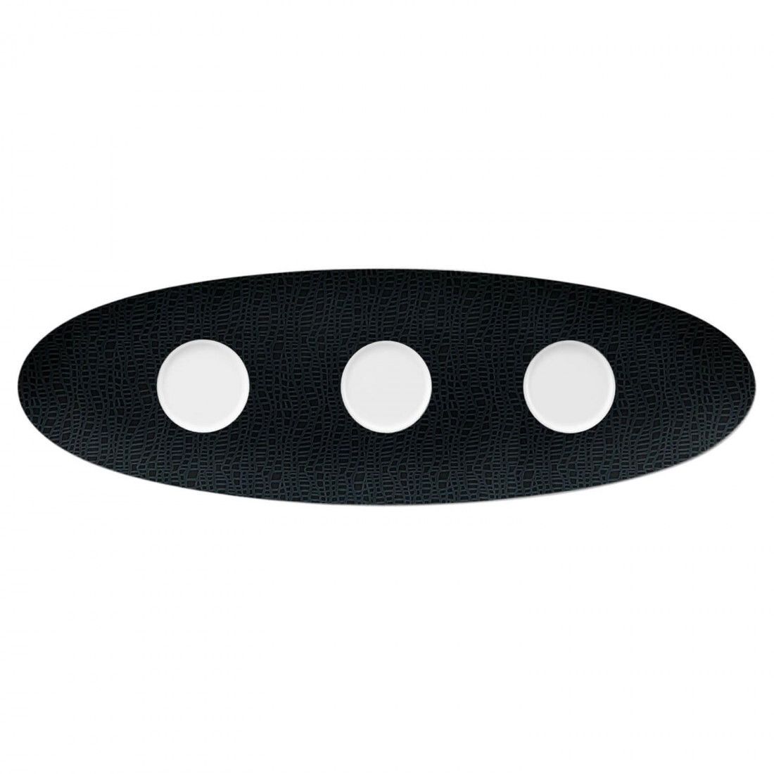 Piatto set 44 cm, Nero - Fashion - Coupe Fine Dining - Seltmann