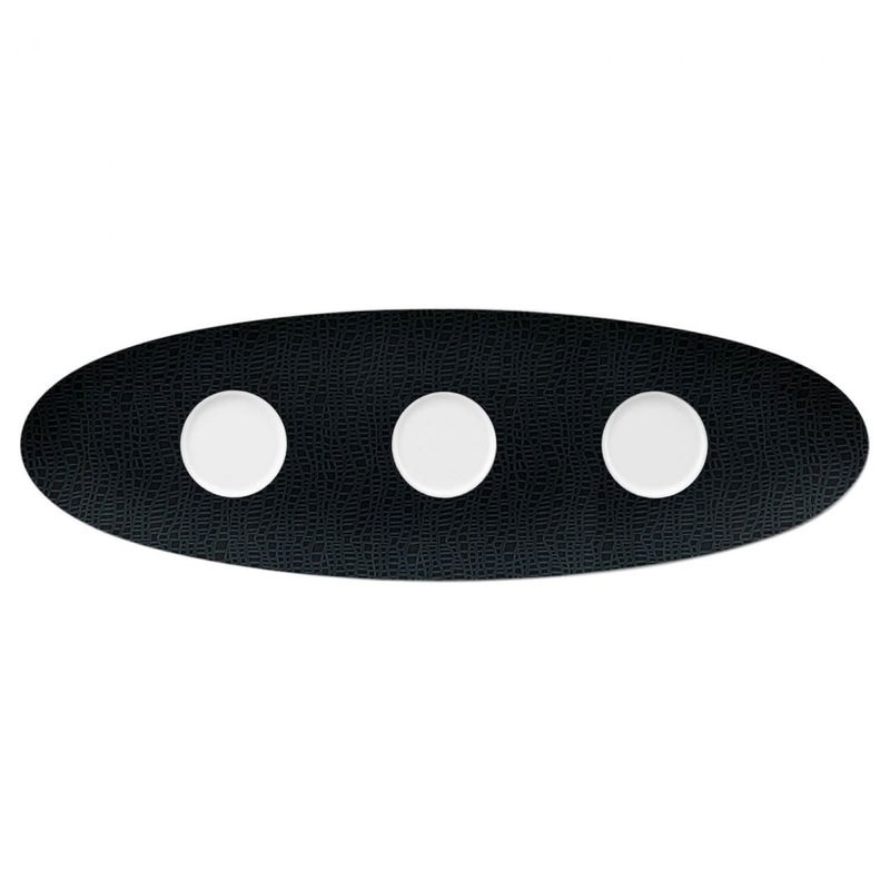 Piatto set 44 cm, Nero - Fashion - Coupe Fine Dining - Seltmann