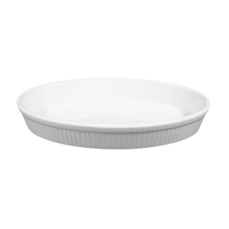 Stampo da forno ovale 24x15 cm, Bianco - Lukullus - Seltmann