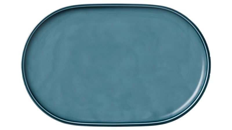 Piatto Ovale 36 x 24 cm Petrol Blue Companion - Schönwald