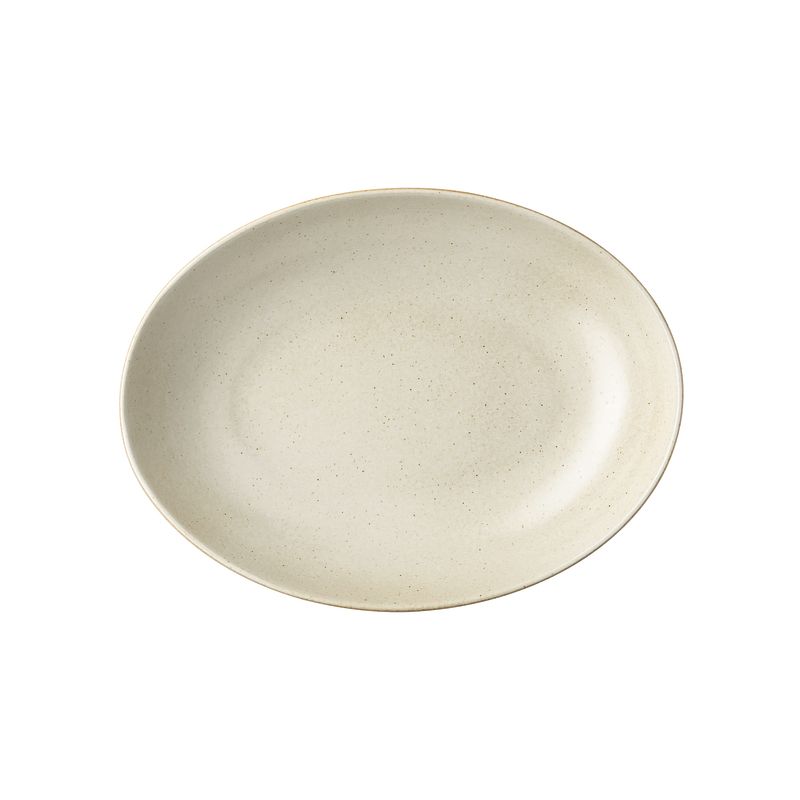 Piatto Ovale Fondo 24,6 x 18,6 cm Joyn Stoneware Ash - Rosenthal