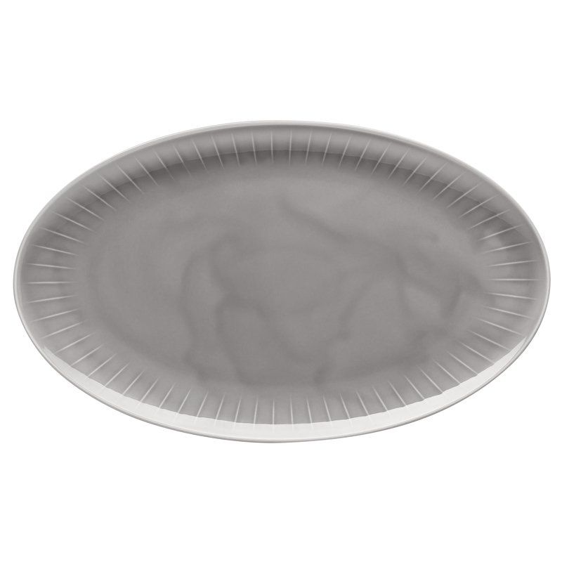 Piatto Ovale 38 x 23 cm Joyn Grey - Rosenthal