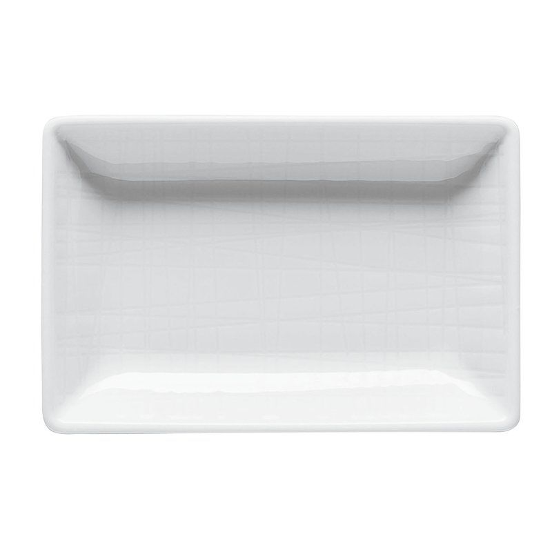 Coppa Rettangolare 10 x 6,5 cm Mesh Bianco - Rosenthal
